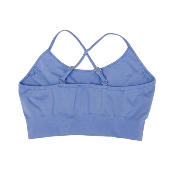 BO + TEE Periwinkle Blue Sports Bra - Picture 2 of 3